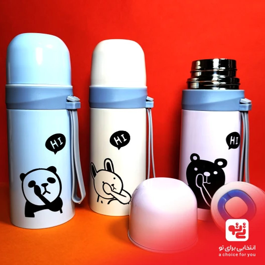 فلاسک استیل طرح حیوانات